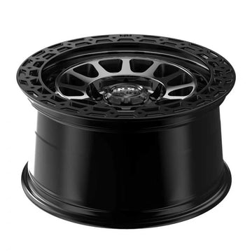 MH010 17"-MATTE BLACK GRAPHITE MACHINE FACE