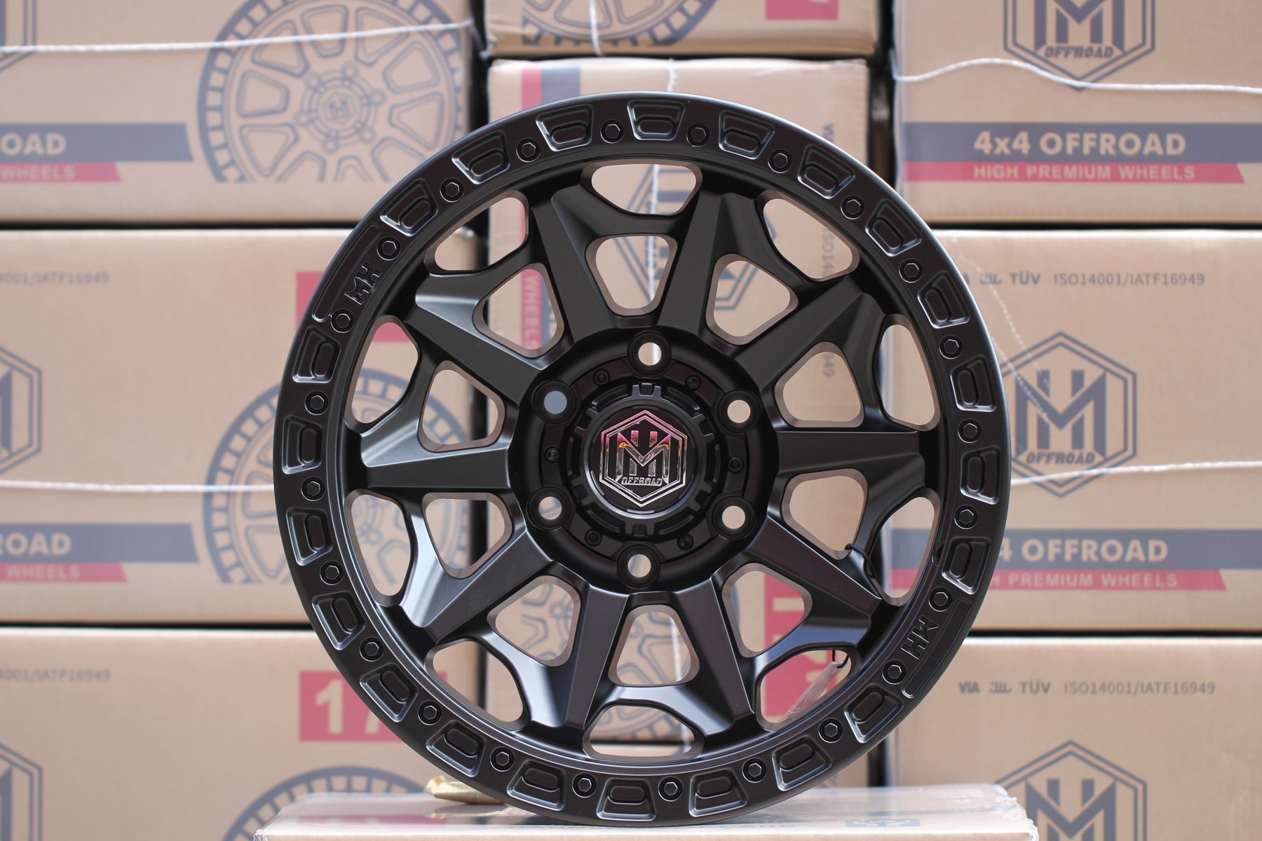 MH007 17"-MATTE BLACK