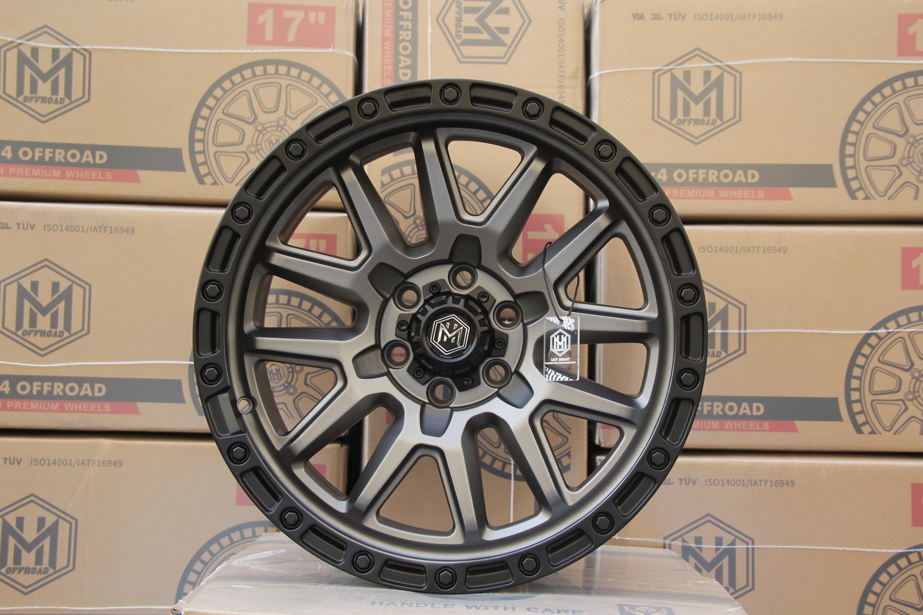 MH001 17"- Matte Gunmetal