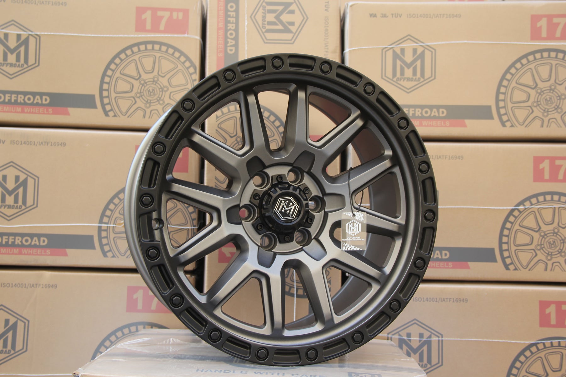 MH001 17"- Matte Gunmetal