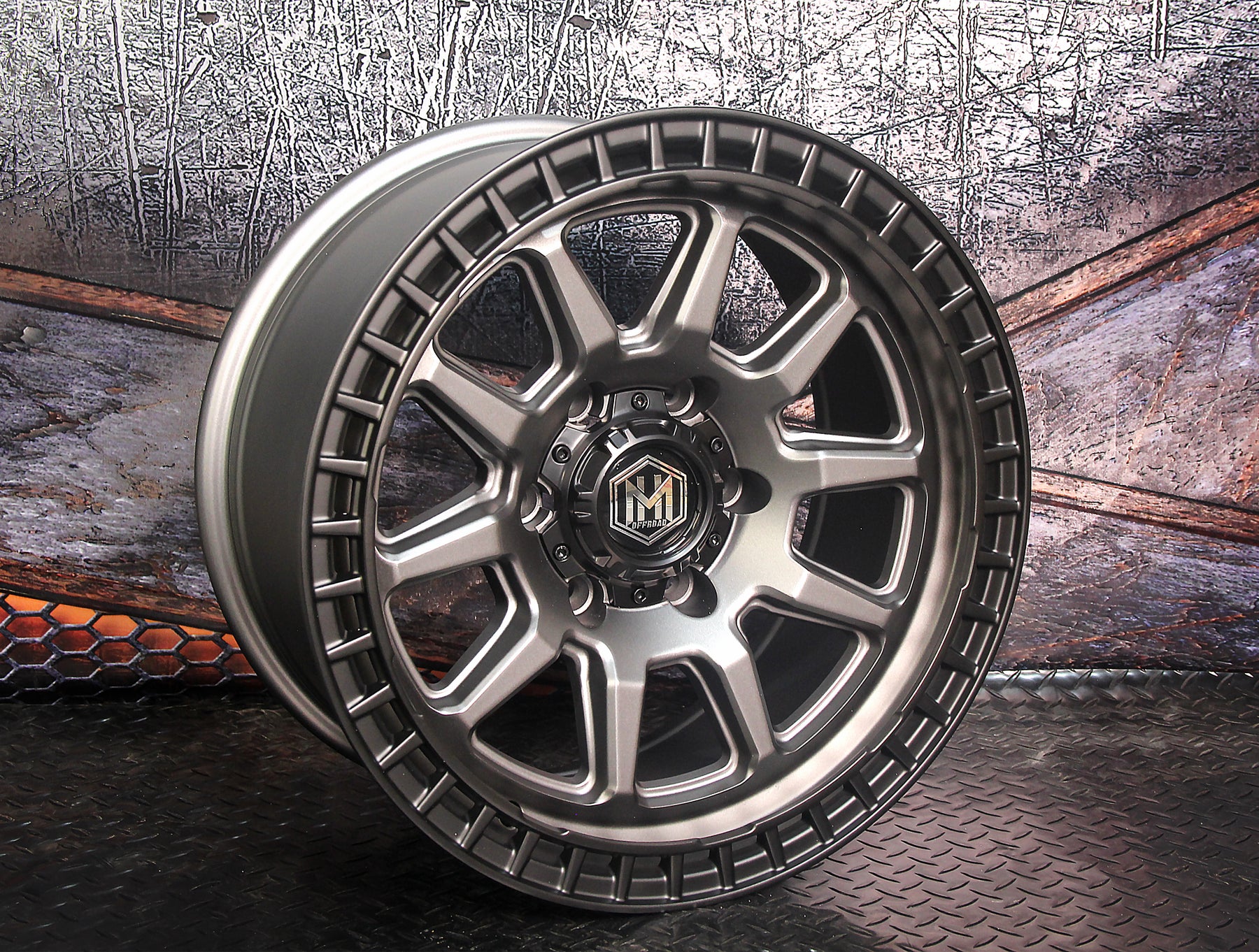 MH005 17"-MATTE GUNMETAL