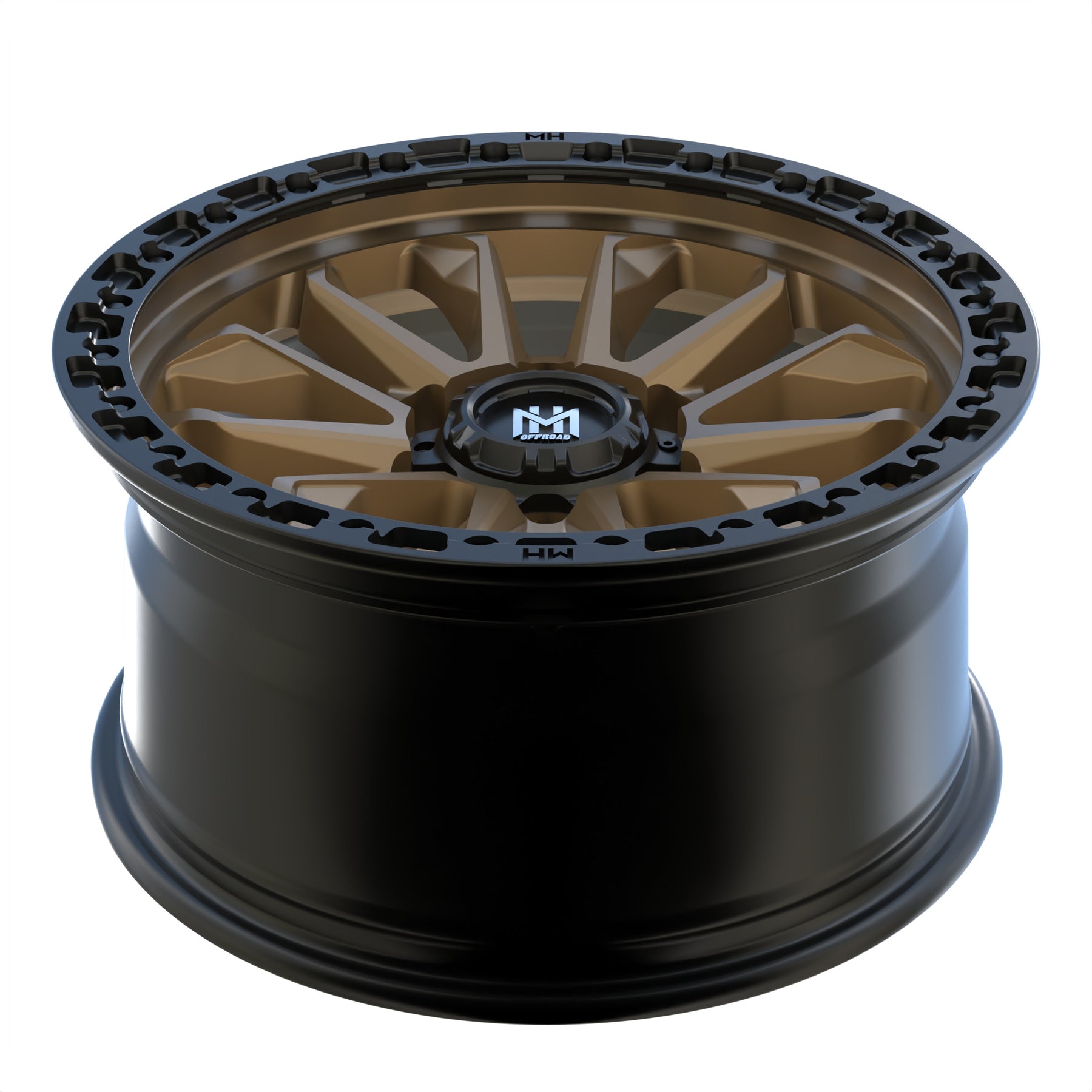 MH004 17"-MATTE BRONZE