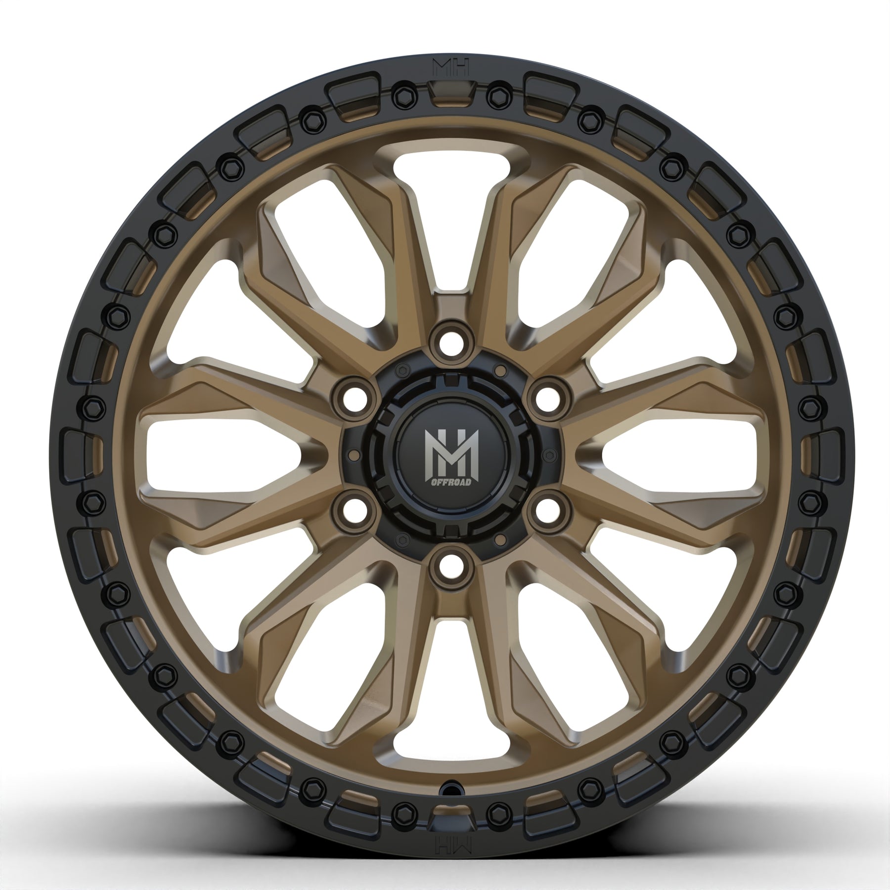 MH004 17"-MATTE BRONZE